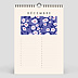 Calendrier photo Fleurs Vintage Décembre