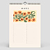 Calendrier photo Fleurs Vintage Mars