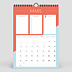 Calendrier photo Monthly planner Mars