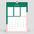 Calendrier photo Monthly planner Avril