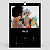 Calendrier photo Multiphotos Noir (26 Photos) Avril