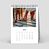 Calendrier photo Photo Simple Blanc (13 Photos) Avril