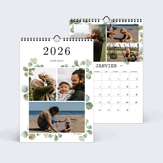 Calendrier famille Végétal