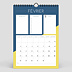 Calendrier photo Monthly planner Février