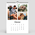 Calendrier photo Multiphotos Blanc (26 Photos) Février