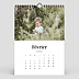 Calendrier photo Photo Mi-Page Blanc (13 Photos) Février