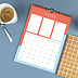 Calendrier professionnel Planning Après 1