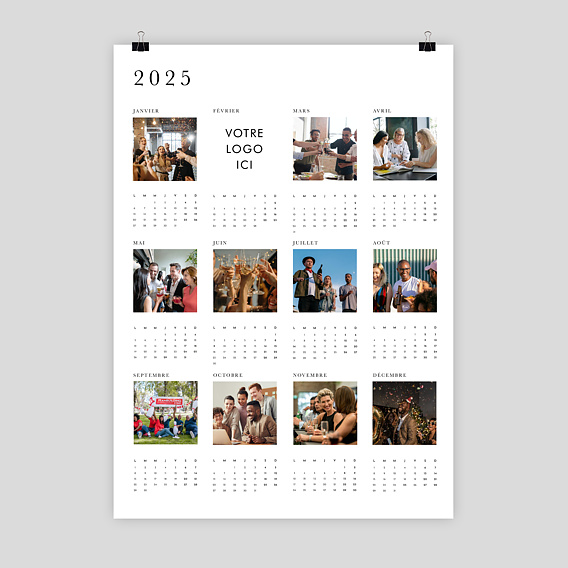 Calendrier professionnel Poster moderne