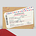 Carte d'Amour Boarding Pass - Bon Pour