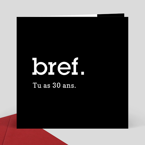 Carte Anniversaire Bref Popcarte