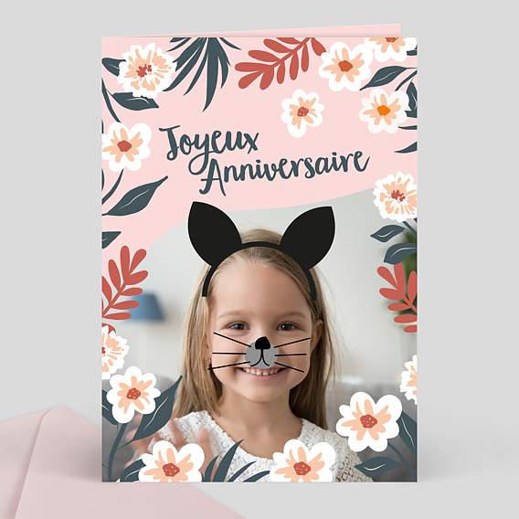 Carte Anniversaire Petit Chat Popcarte