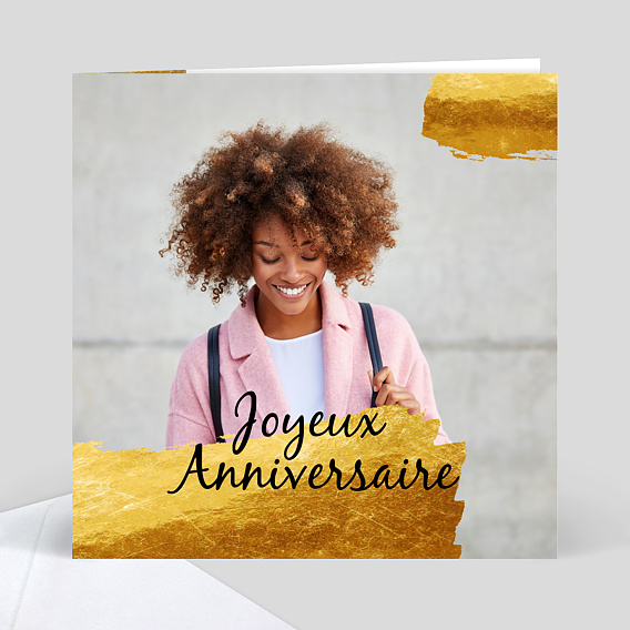 Carte Anniversaire Pinceau Popcarte