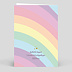 Carte Anniversaire enfant Arc-en-Ciel Verso