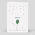 Carte Anniversaire enfant Dinosaure et Ballons Verso