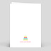 Carte Anniversaire enfant Gâteau d'Anniversaire Verso