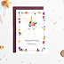 Carte Anniversaire enfant Licorne Fleurs Avant 1