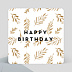 Carte anniversaire adulte Golden Jungle