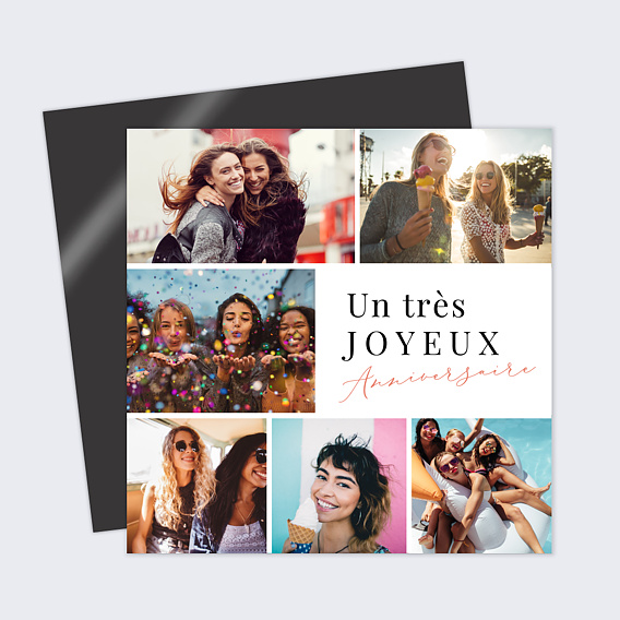 Carte anniversaire Bel Été