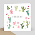 Carte anniversaire adulte Cactus