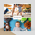 Carte Anniversaire enfant Multiphotos Etiquette