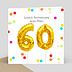 Carte anniversaire adulte Party 60