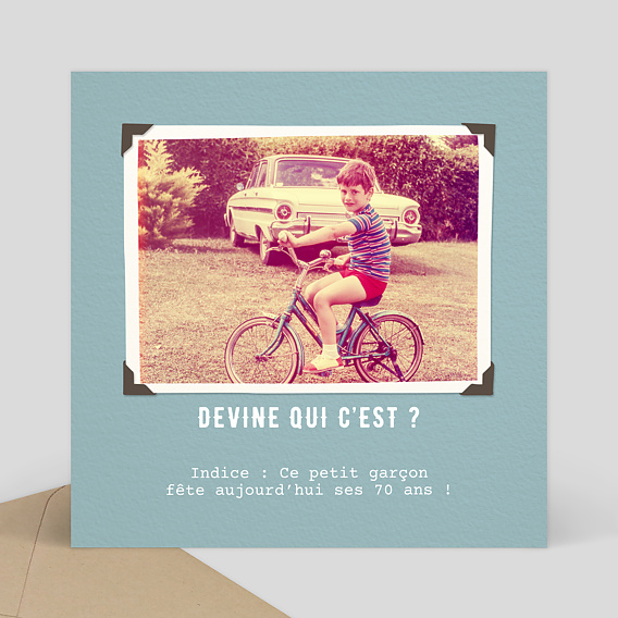 Carte anniversaire adulte Album Photo