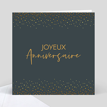 Invitation Anniversaire Elegance Popcarte