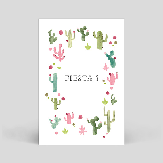 Carte anniversaire adulte Cactus