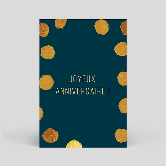 Carte anniversaire adulte Graphique Chic