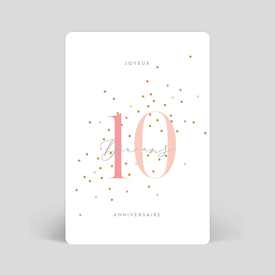 Carte anniversaire enfant Milestone Petits Pois