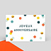 Carte anniversaire adulte Confettis Chic