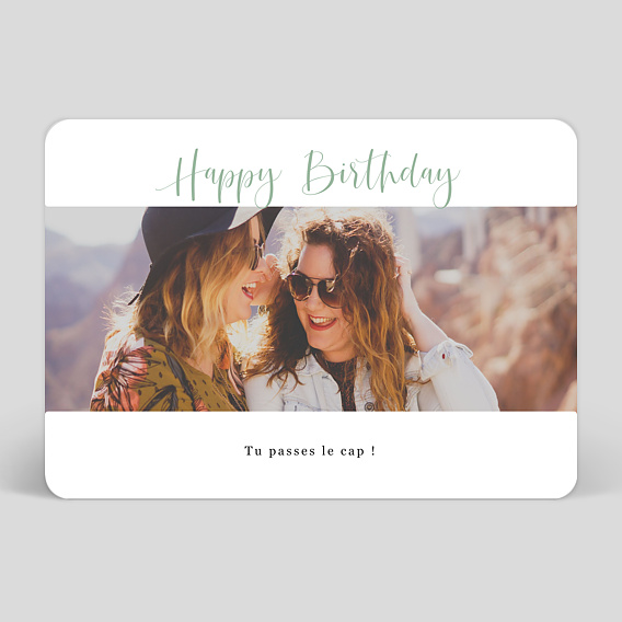 Carte anniversaire adulte Cinematic I