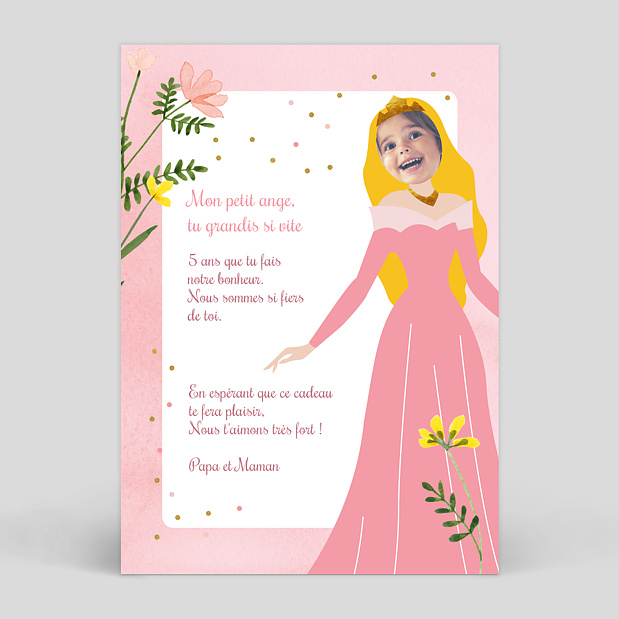 Carte Anniversaire Chateau Feerique Popcarte