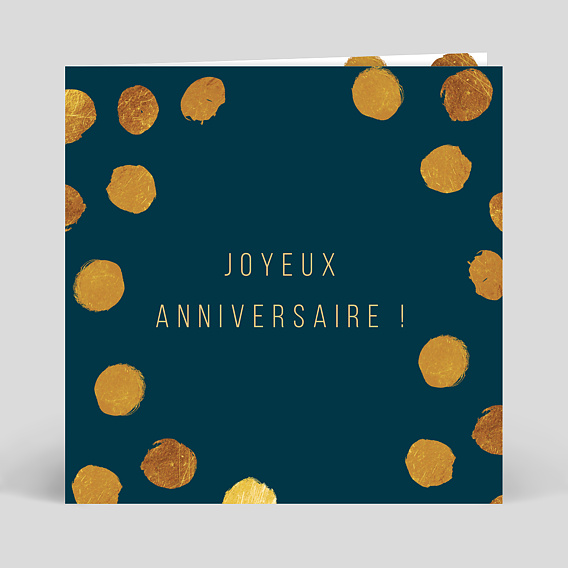 Carte anniversaire enfant Poinçons