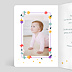 Carte Anniversaire enfant Licorne Fleurs Intérieur Gauche