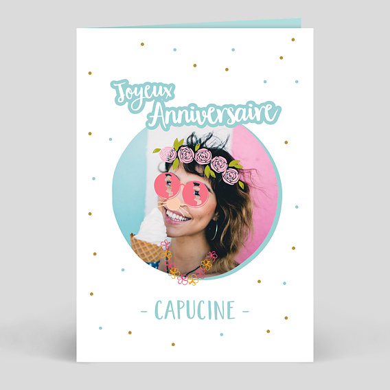 Carte anniversaire adulte Pétillante