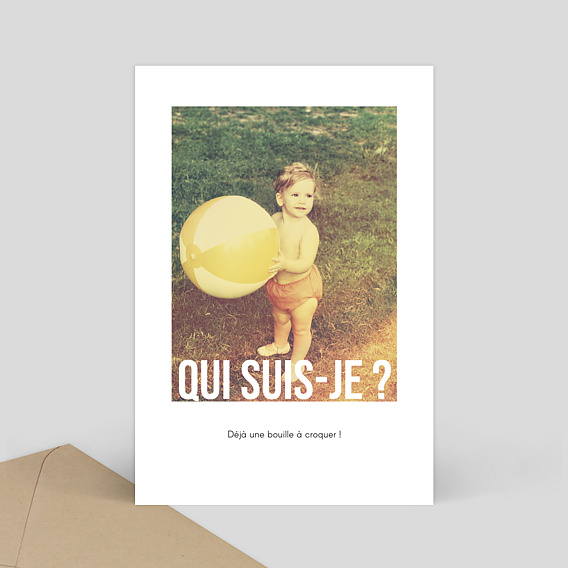 Carte Anniversaire Typographie Cadre Popcarte