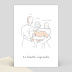 Carte annonce grossesse Illustration Famille