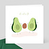 Carte annonce grossesse Avocado Family 