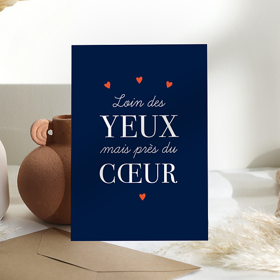 Carte fête des mères Près du Coeur Avant 1