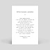 Carte de condoléances Polaroid Simple  Verso