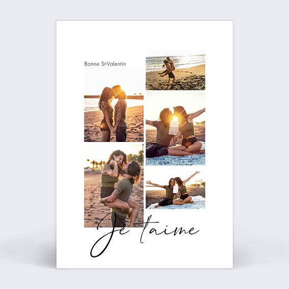 Carte d'amour Escale d'amour