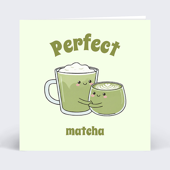 Carte d'amour Match parfait