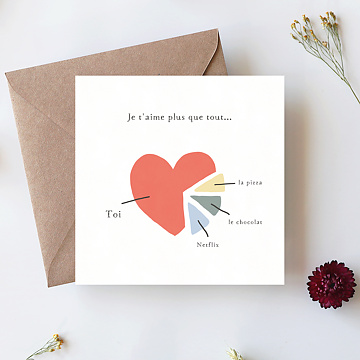  Carte cadeau  - Imprimer - Joyeuse Saint Valentin  (rouge): Gift Cards