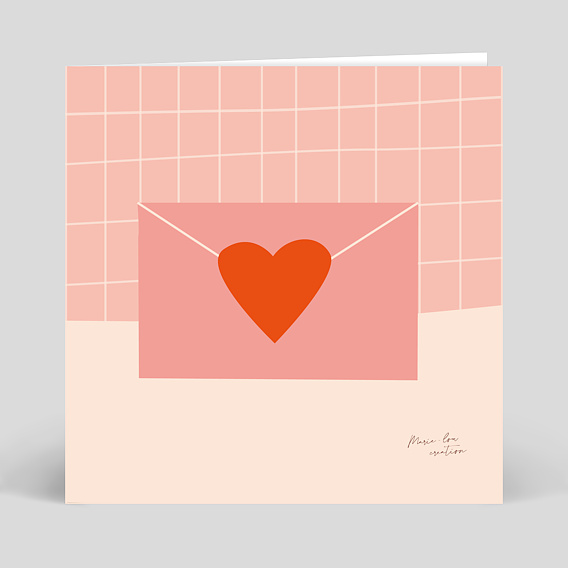 Carte d'Amour Marie-Lou Création x Popcarte - Enveloppe