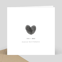 Carte d'Amour Petit Coeur