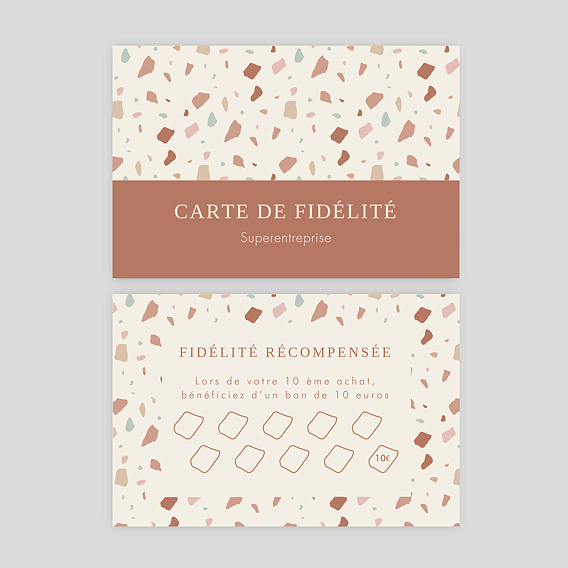 Carte de fidélité Terrazzo