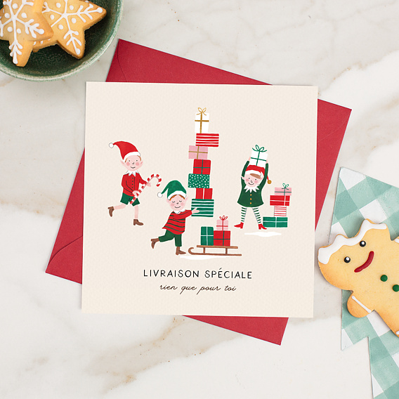Carte-cadeau  pour n'importe quel montant dans une boîte cadeau  avec lettre du Père Noël : : Cartes-cadeaux