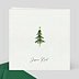 Carte de Noël  Sapin minimaliste Verso