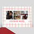 Carte de Noël  Plaid Rouge Recto